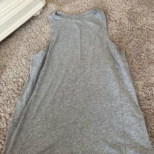 Lululemon Athletica Gray Muscle Tee Tank Top